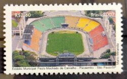 C 2687 Selo Estádio de Futebol Pacaembu 2007