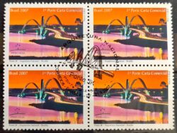 C 2688 Selo Ponte Jk Oscar Niemeyer Arquitetura 2007 Quadra CBC Brasília