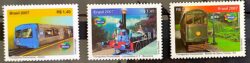C 2697 Selo Transportes Ferroviarios Trem Locomotiva 2007 Serie Completa