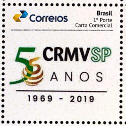 PB 156 Selo Personalizado Conselho Regional de Medicina Veterinária CRMVSP 2020