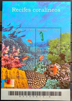 B 125 Bloco Recifes Coralíneios Peixe Fauna Marinha Cavalo Estrela 2002