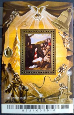 B 140 Bloco Adoração dos Pastores Arte Religião Jesus 2005