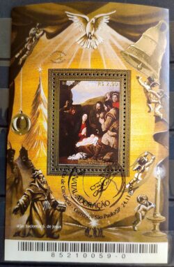 B 140 Bloco Adoração dos Pastores Arte Religião Jesus 2005 CBC SP