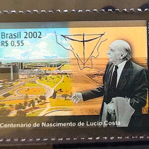 C 2445 Selo Lucio Costa Arquitetura Brasilia 2002