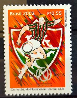 C 2471 Selo Centenario do Fluminense Futebol 2002