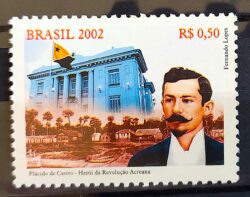 C 2478 Selo Plácido de Castro Bandeira Acre 2002