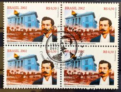 C 2478 Selo Plácido de Castro Bandeira Acre 2002 Quadra CBC Acre Rio Branco