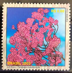 C 2516 Selo do Bloco B 131 Plantas Medicinais do Cerrado Ipê Saúde 2003