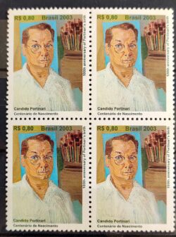C 2531 Selo Candido Portinari Pintor Arte 2003 Quadra