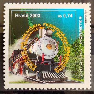 C 2533 Selo Memoria Ferroviaria Brasileira Trem Ferrovia 2003