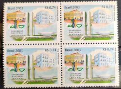 C 2547 Selo Congresso Nacional Brasília Legislativo 2003 Quadra