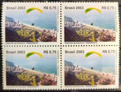 C 2550 Selo Parapente Esporte Radical 2003 Quadra