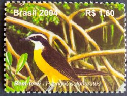 C 2570 Selo Bem Te Vi Ave Passaro Fauna 2004