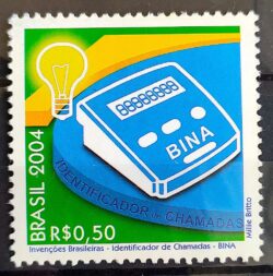 C 2583 Selo Invencoes Brasileiras Bina Comunicacao 2004