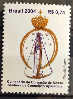 C 2595 Selo Coroacao de Nossa Senhora da Conceicao Aparecida 2004