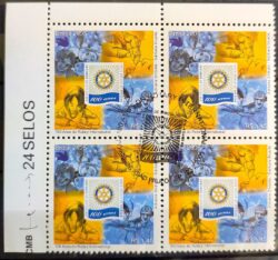 C 2604 Selo 100 Anos do Rotary Internacional 2005 Quadra CBC SP