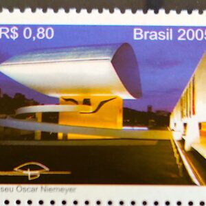 C 2608 Selo Museu Oscar Niemeyer 2005