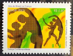 C 2615 Selo Ano do Brasil na França Dança Contemporânea 2005