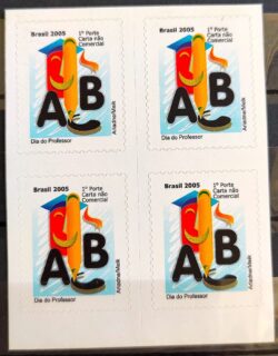 C 2631 Selo Dia do Professor Educacao 2005 Quadra