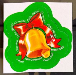 C 2632 Selo de Natal Religiao Sino 2005