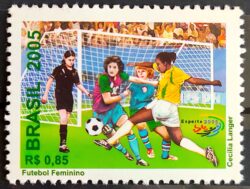C 2633 Selo Futebol Feminino Mulheres 2005