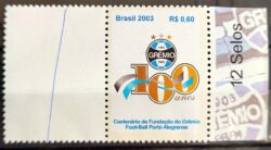 SP 05 Selo Personalizado Gremio 2003 Vinheta Branca e Distintivo Lateral