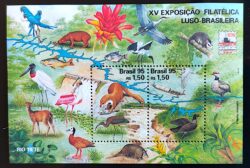 B 101 Bloco Lubrapex Fauna Flora Peixe Ave Rio Tiete 1995