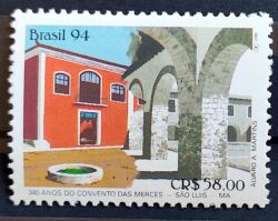 C 1881 Selo Convento das Merces Religião Educacao 1994