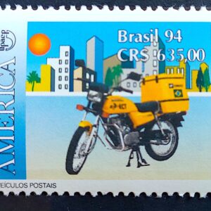 C 1886 Selo Veiculos Postais Moto Servico Postal 1994