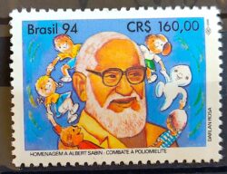 C 1888 Selo Albert Sabin Combate à Poliomelite Saúde Zé Gotinha 1994