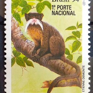 C 1894 Selo Macaco Bigodeiro Fauna 1994
