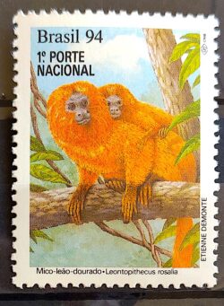 C 1896 Selo Macaco Mico Leão Dourado 1994