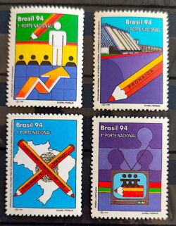 C 1898 Selo Educacao TV Mapa 1994 Serie Completa