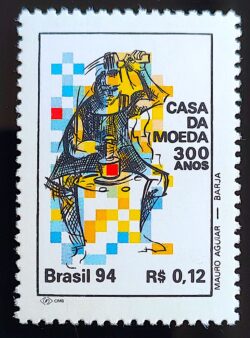 C 1907 Selo 300 Anos da Casa da Moeda 1994