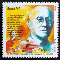 C 1915 Selo Fernando de Azevedo Literatura 1994