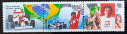 C 1921 Selo Ayrton Senna Bandeira Carro F1 1994 Serie Completa