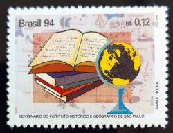 C 1924 Selo Instituto Historico e Geografico de Sao Paulo Mapa Livro 1994
