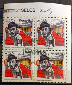 C 1926 Selo Adoniran Barbosa Música 1994 Quadra Carimbo