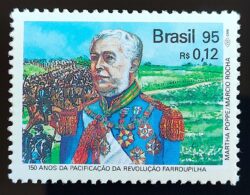 C 1934 Selo Pacificacao da Revolucao Farroupilha Duque de Caixas Militar Guerra 1995