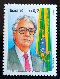 C 1936 Selo Presidente Itamar Franco Bandeira 1995