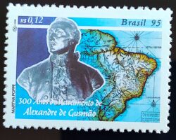 C 1938 Selo Alexandre de Gusmão Mapa Diplomata 1995