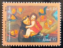 C 1947 Selo Santo Antônio Religião Anjo 1995