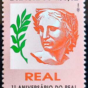 C 1949 Selo Aniversário do Real Economia 1995