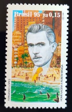 C 1974 Selo Literatura Rubem Braga 1995