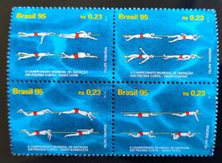 C 1977 Selo Campeonato Mundial de Natacao 1995