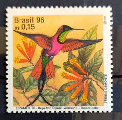 C 1993 Selo Beija Flor Ave Fauna Flora 1996