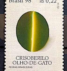 C 2069 Selo Pedras Brasileiras Mineral Joia 1998 Serie Completa