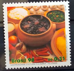 C 2137 Selo Gastronomia Feijoada 1998