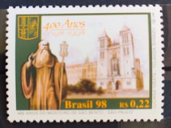 C 2142 Selo Mosteiro de Sao Bento Igreja Religiao 1998