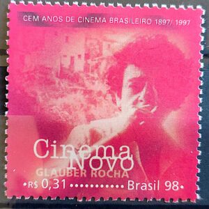 C 2149 Selo Cinema Brasileiro Filme Glauber Rocha 1998